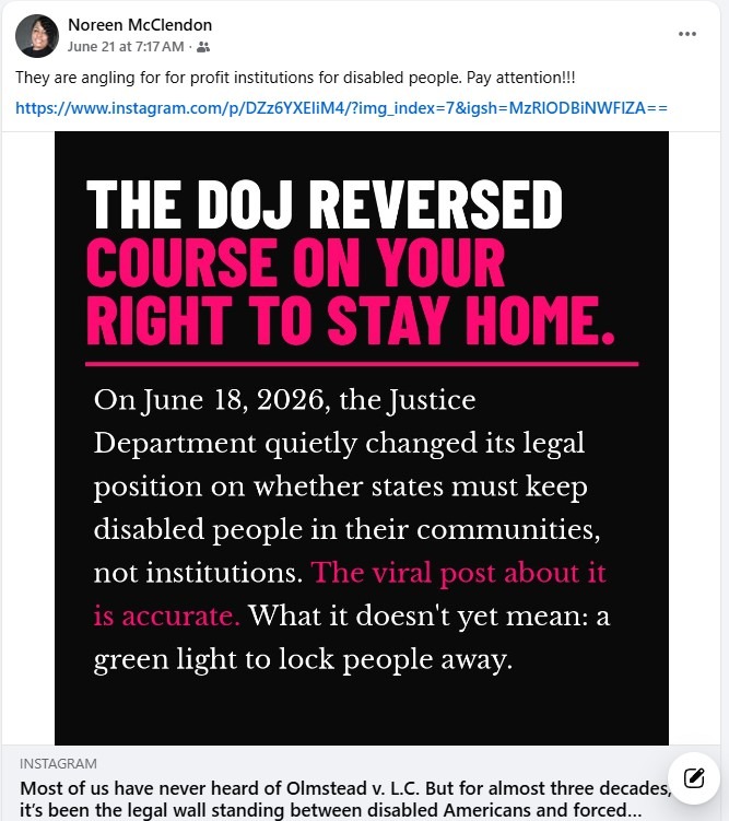 DOJ reversed course on right to stay home
