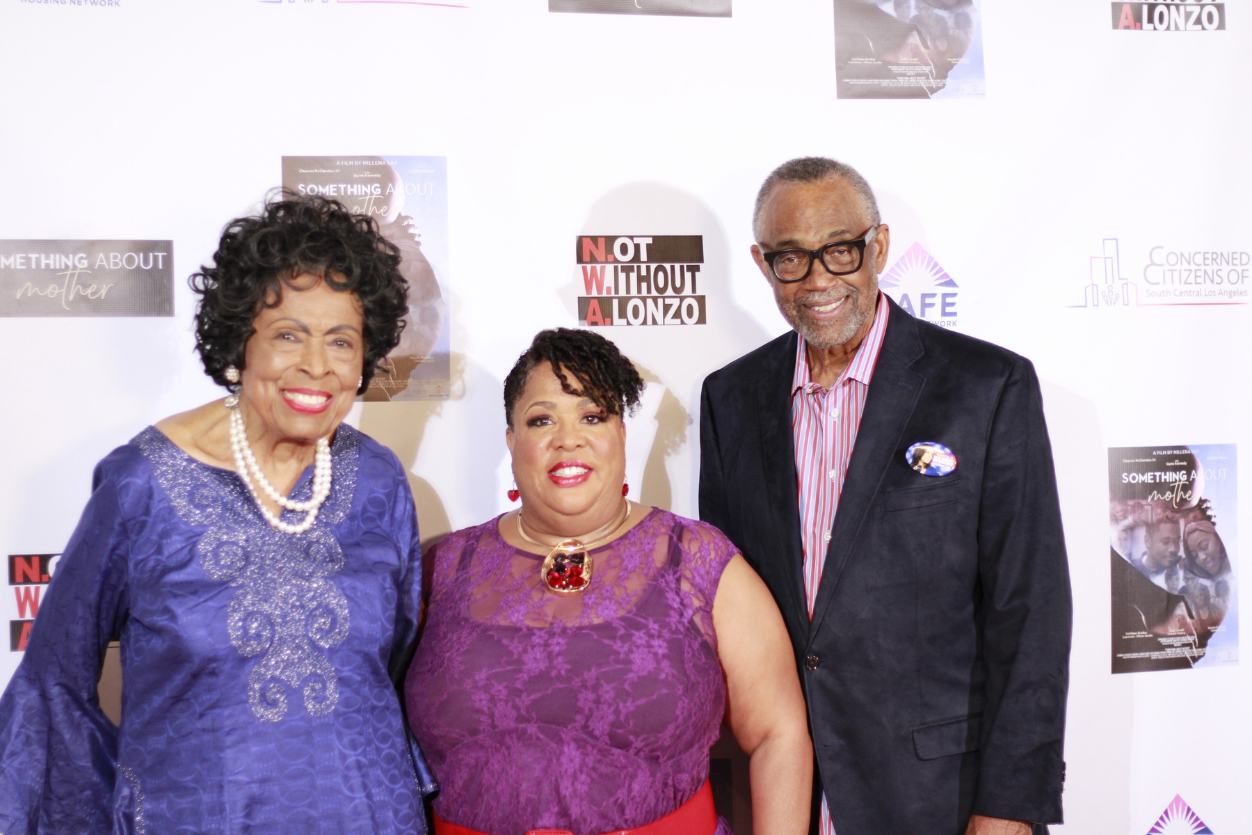 Noreen McClendon at CCSCLA film premiere event with community leaders